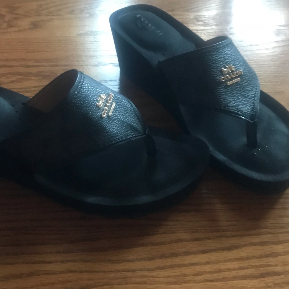Coach platform sandals Janice 7.5